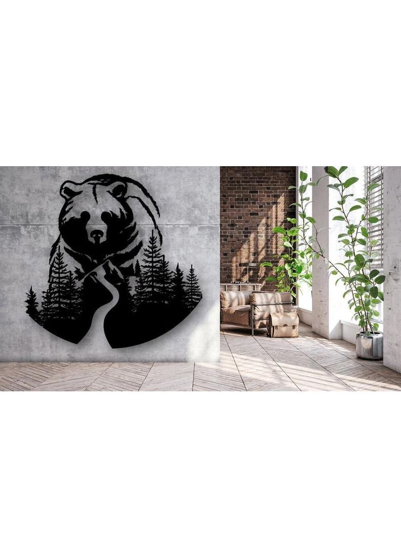 Декоративне панно Ведмідь і ліс Poleno (367952962)