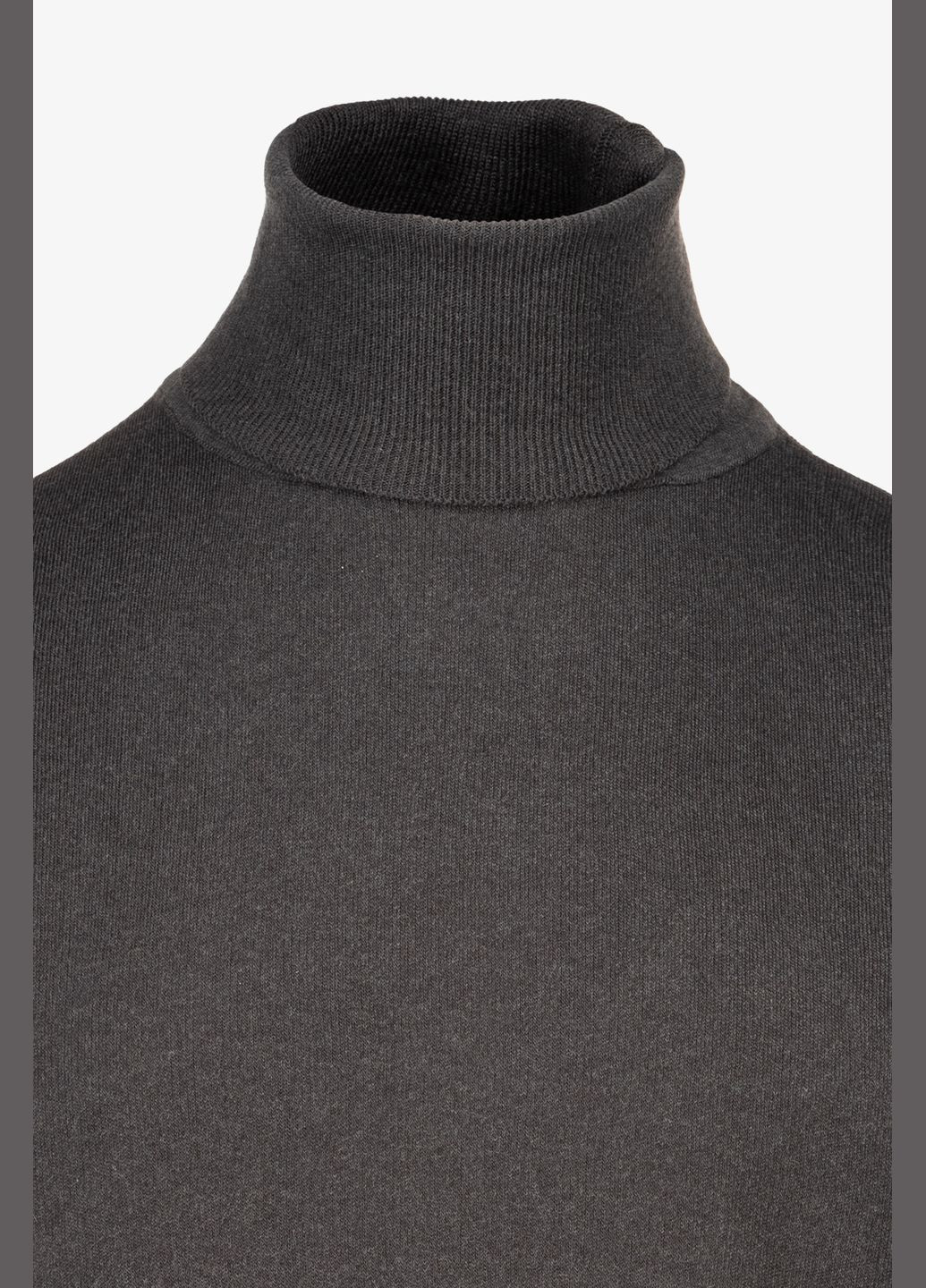 Графитовый демисезонный свитер однотонный мужской 1124 графитовый (2000990010568d) shop (2000990010568) Akin Trico