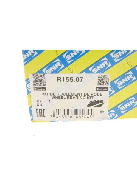 Підшипник маточини RENAULT KANGOO II передн. (Вир-во SNR) R155.07 NTN (366558780)