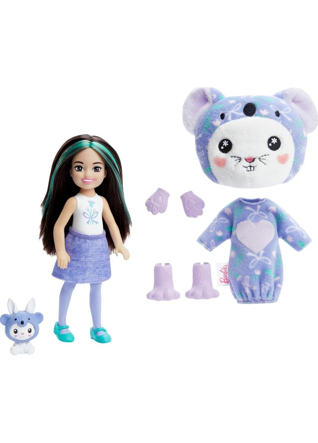 Лялька Барбі Челсі Кролик у костюмі коали Bunny as Koala HRK31 Barbie (372012245)