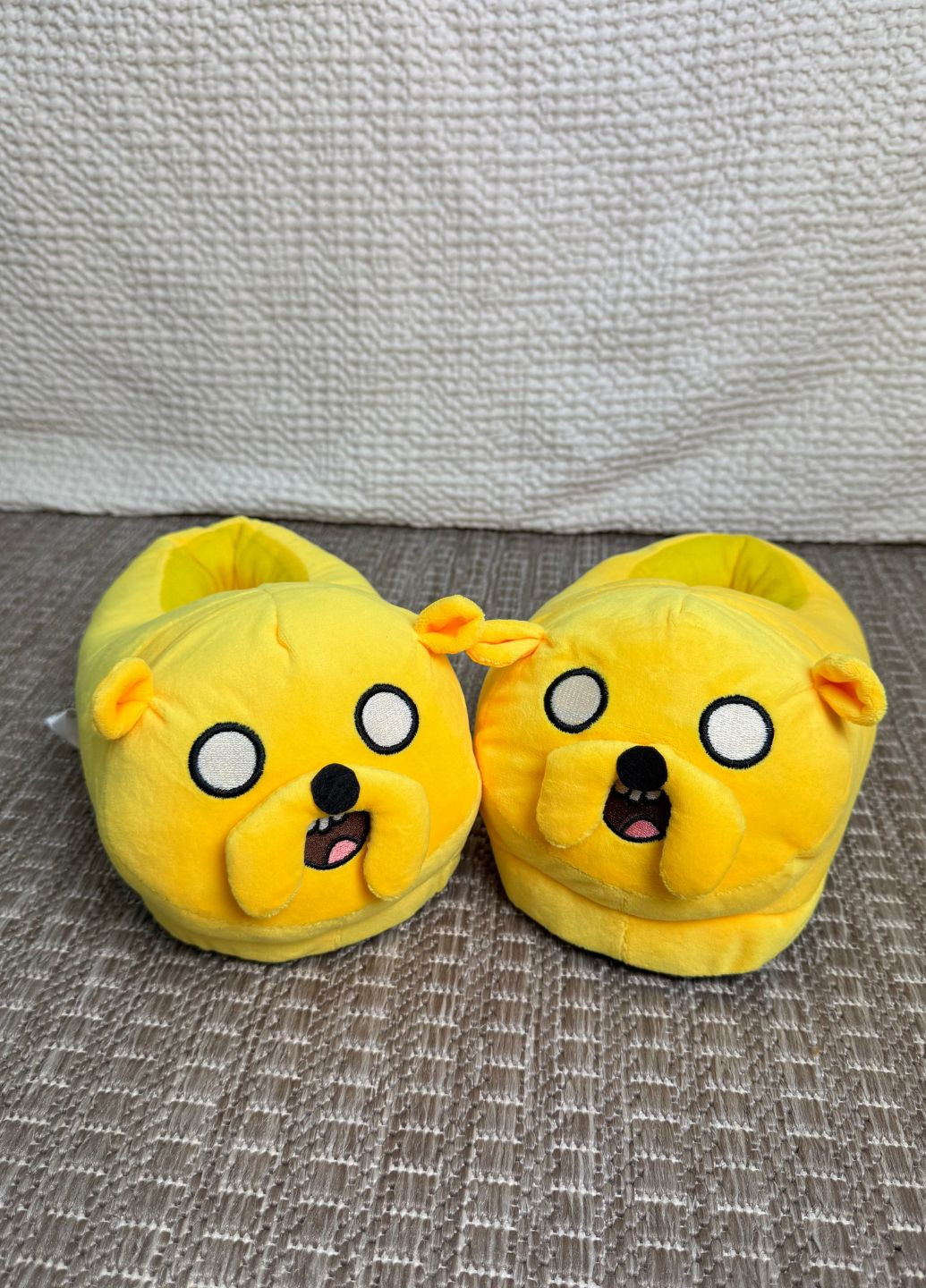 Желтые детские тапочки игрушки пес джейк с время приключений My Kigu