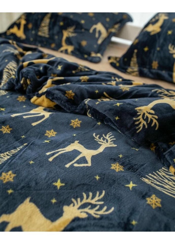 Постільна білизна плюшева євро Home 20737 200х220 см DUSHKA (327791630)