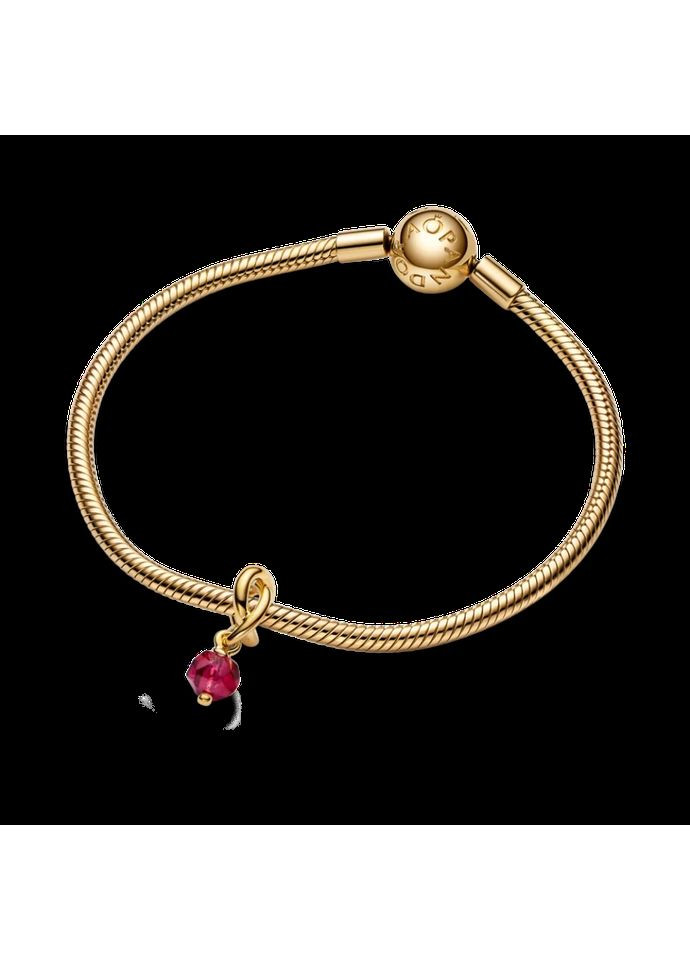 Шарм Пандора "Яскраво-червоне багатогранне коло вічності" 763462C07 Kabluchka (355346011)