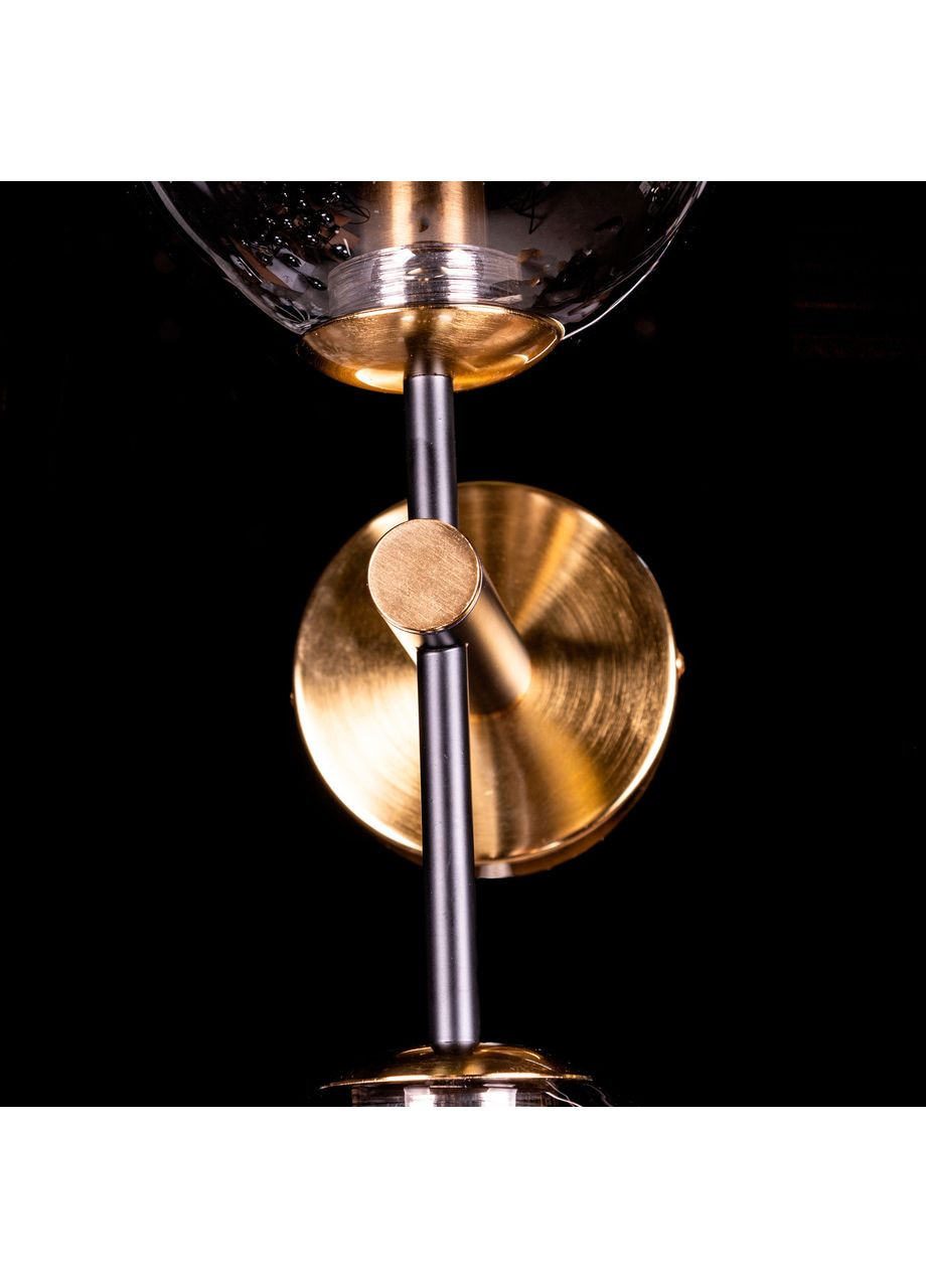 Бра на две лампочки 2900/2W/BK+copper No Brand (352230357)