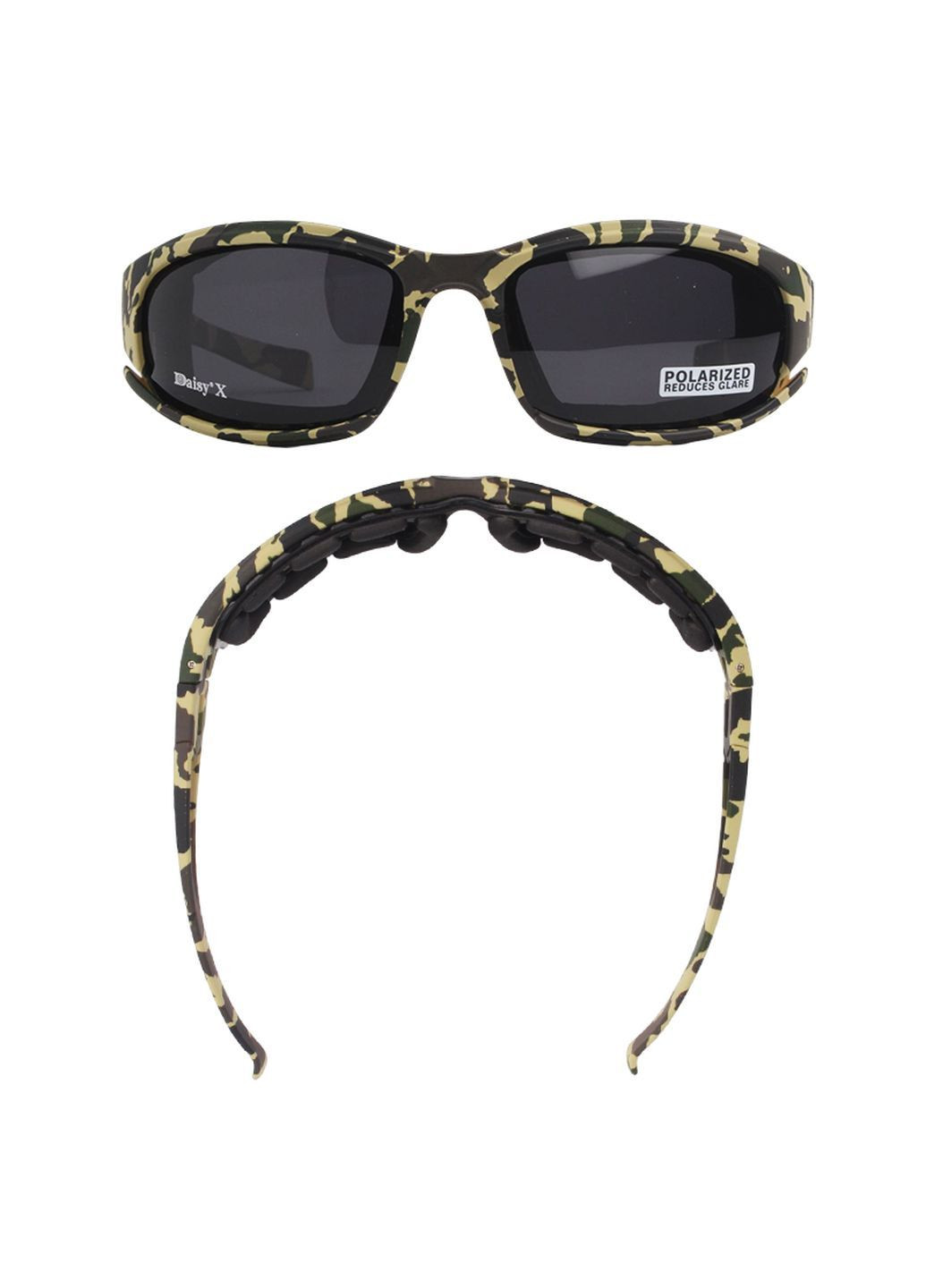 Тактичні захисні військові окуляри X7 Камуфляж.4 змінні лінзи Daisy (280826684)