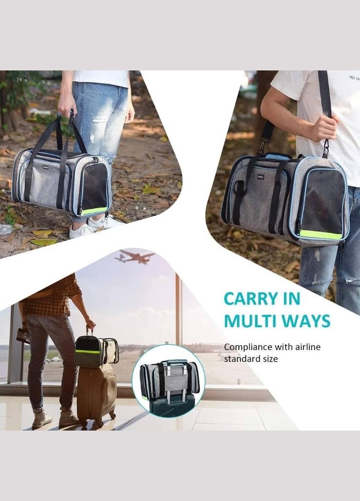 Раскладная сумка переноска для небольших животных до 8 кг No Brand (306554823)