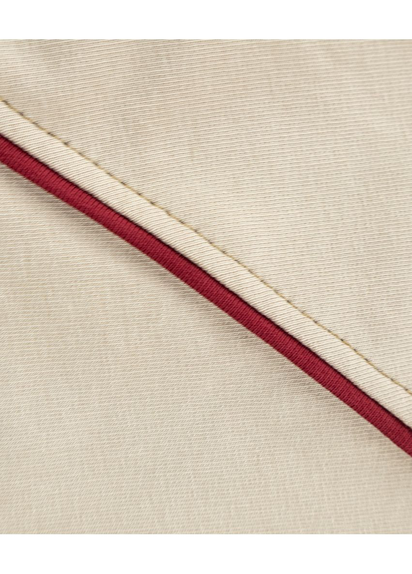 Костюм №3 з капюшоном двунитка св. візон с кантами штани бордо 4PROFI (370439313)