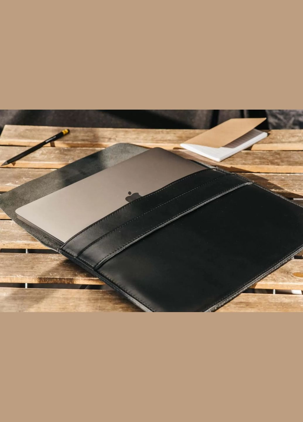Шкіряний чохол для ноутбука Sleeve чорний 13.3 Skin and Skin (285260886)