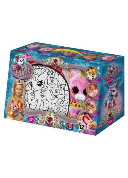 Набір для творчості "Royal Pony", сумочка, м'яка іграшка Danko Toys (318016758)