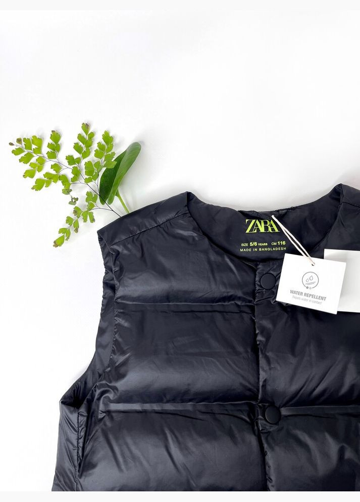 Демисезонный жилет 98 см черный артикул Л769 Zara (317049094)