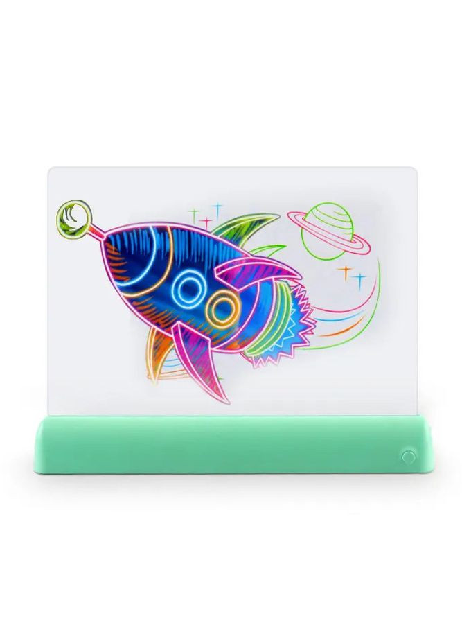 Магічна флуоресцентна 3D дошка для малювання 32*24 см Tenwin (322635150)