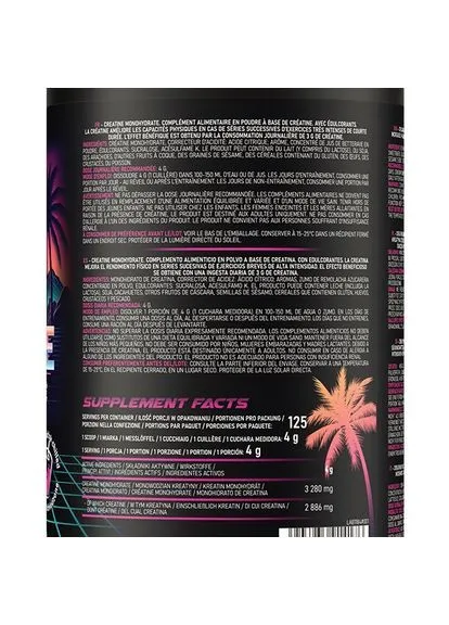 Креатин моногидрат Creatine Monohydrate 500 г 166 servings Miami Vibes Ostrovit (387628989)