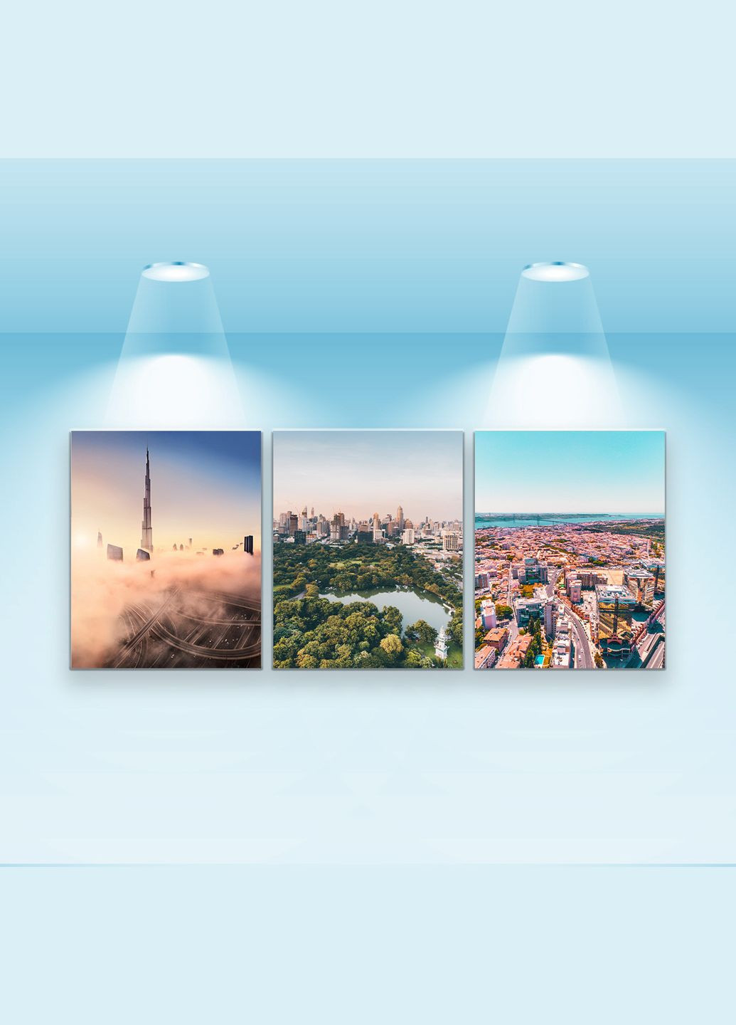 Набор постеров Пейзаж (PS-116) 3 шт. Riviera Blanca (303135537)