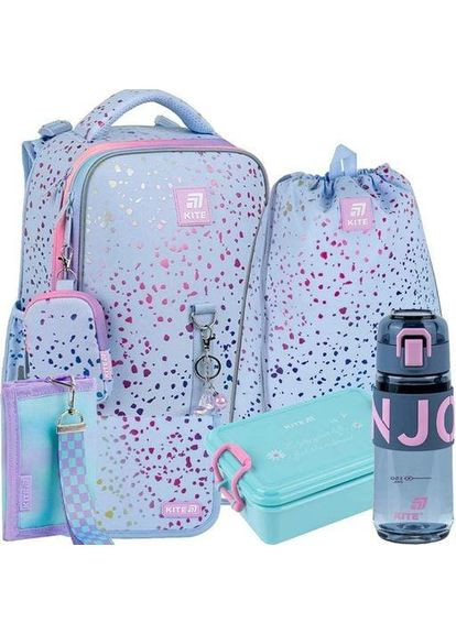 Шкільний набір Education Shiny Рюкзак + Пенал + Ланчбокс + Пляшка + Сумка для взуття + Гаманець (1365854) Kite (368865628)