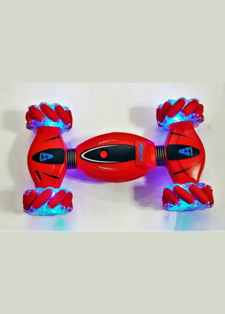 Машинка на радіокеруванні RQ2093 трансформер перекрут трюковий дрифт з керуванням від руки 31см Червона Extreme (315930911)