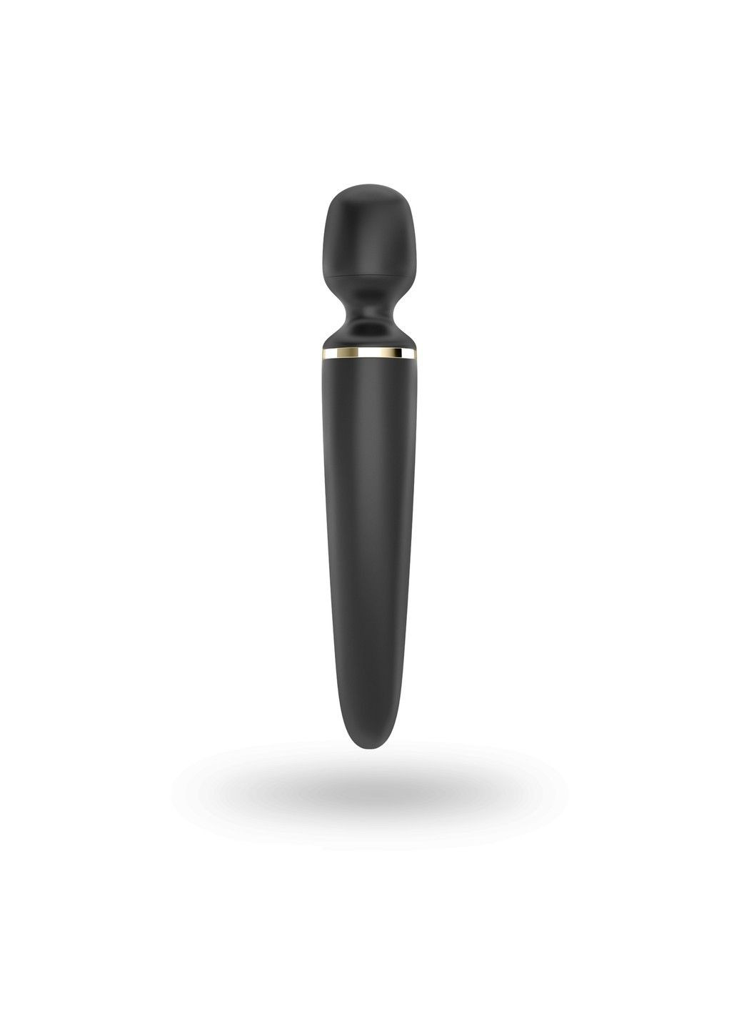 Вібромасажер Wand-er Woman (Black/Gold), водонепроникний, потужний, розмір XXL Satisfyer (298349681)