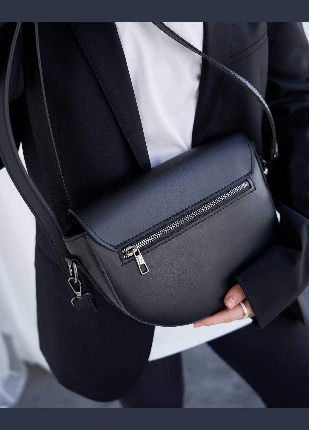 Сумка женская кросс боди экокожа (wel-11004) Черная WeLassie (299984582)