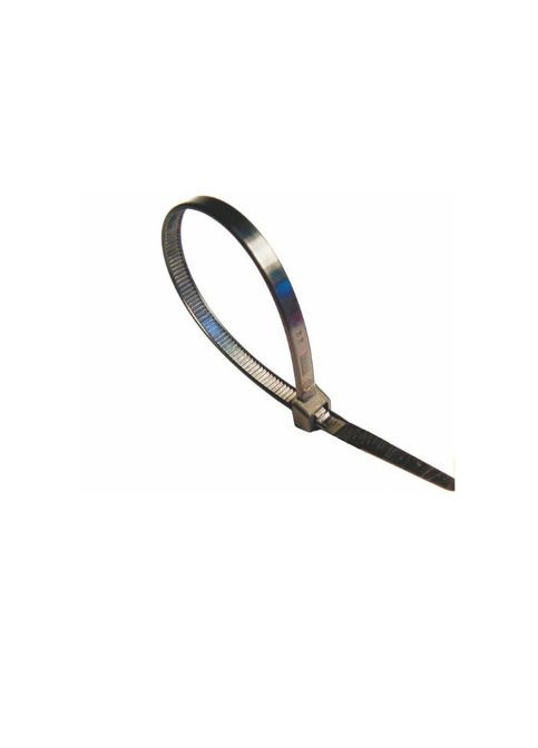 Хомут стяжной капрон.UV черный 200х3,6 100шт No Brand (363056606)