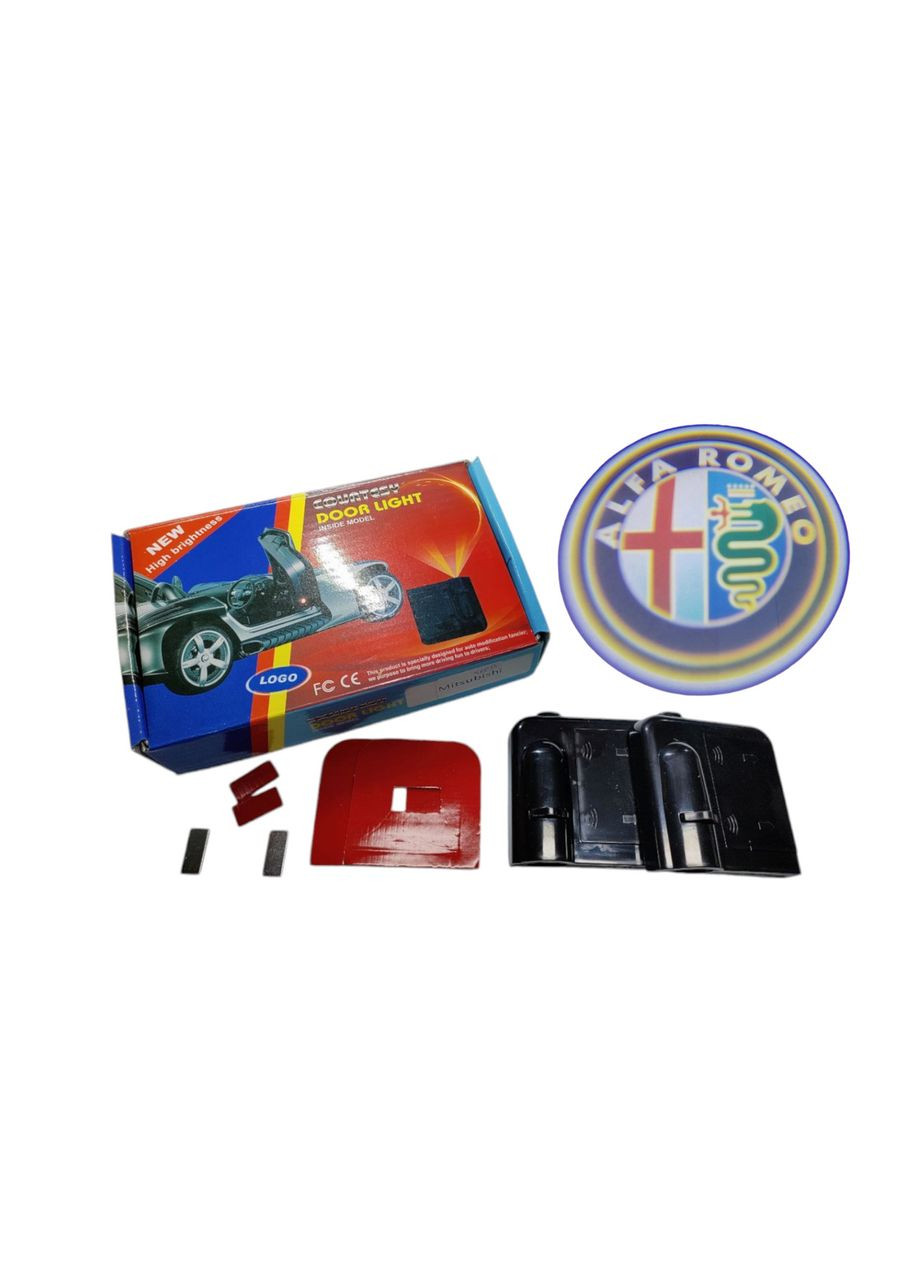 Лазерне підсвічування на дверях автомобіля з логотипом Alfa Romeo (331018738)