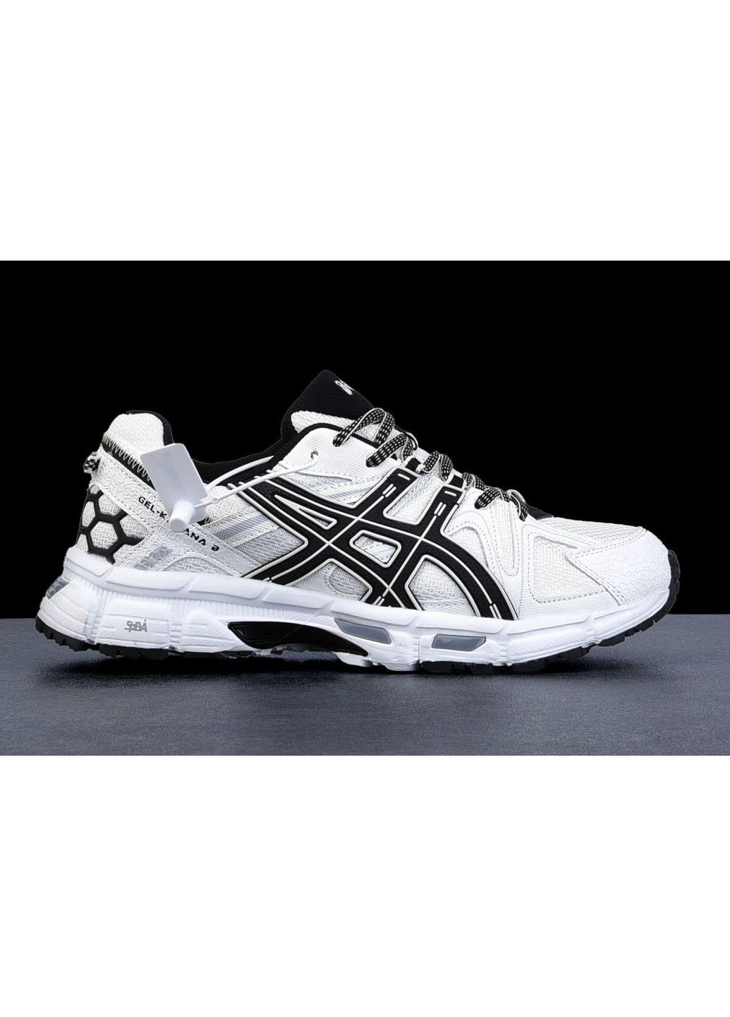 Белые демисезонные кроссовки мужские asics gel-kahana 8 white асикс гель кахано No Brand