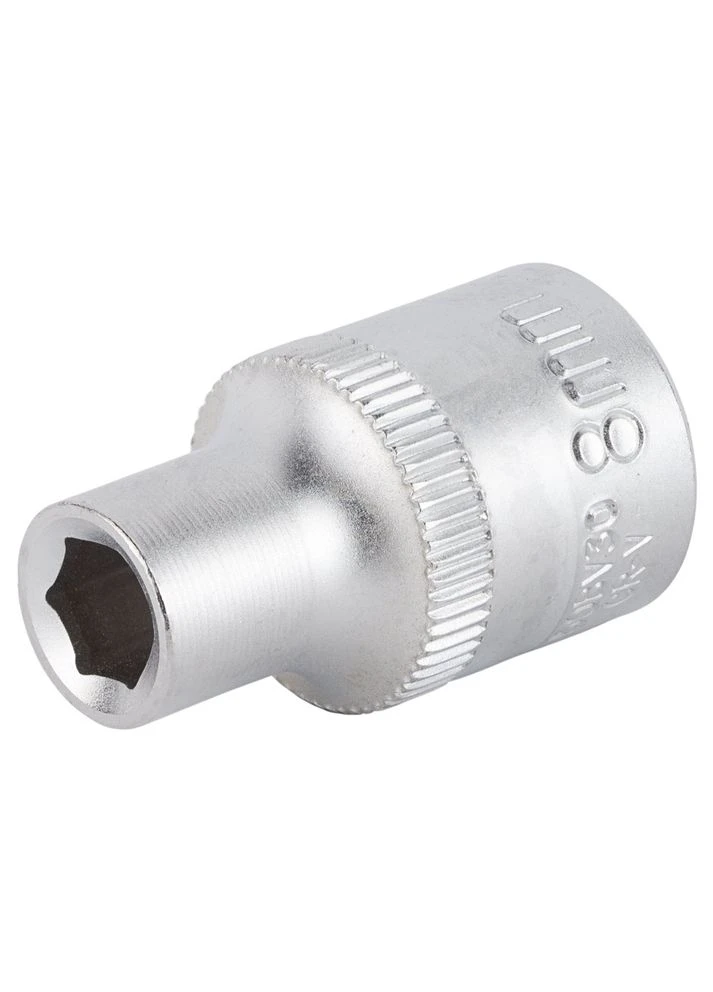 Насадка шестигранна коротка 1/2" 8мм CrV mid (6071081) Sigma (395983315)