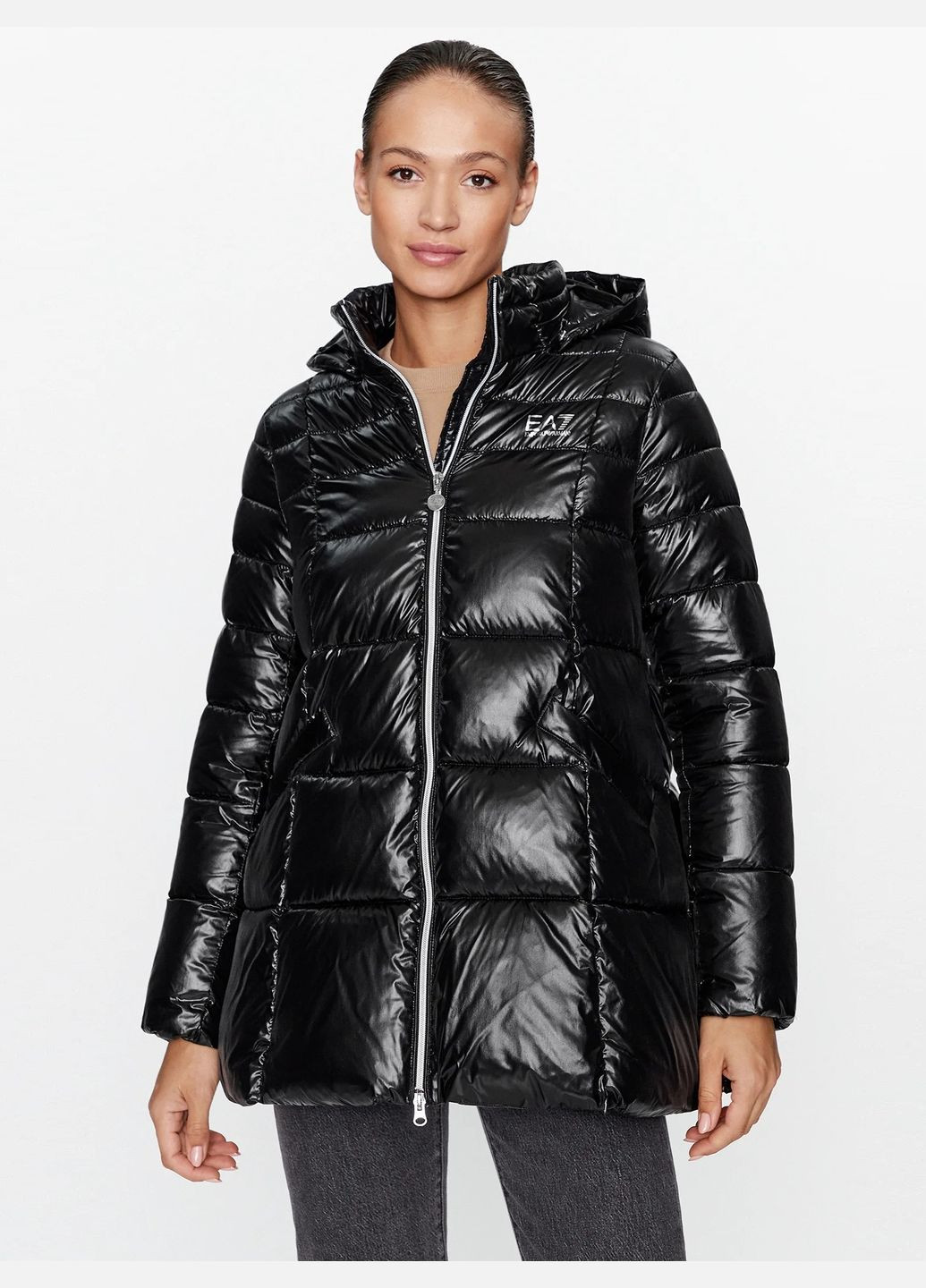 Чорна куртка ARMANI EA7