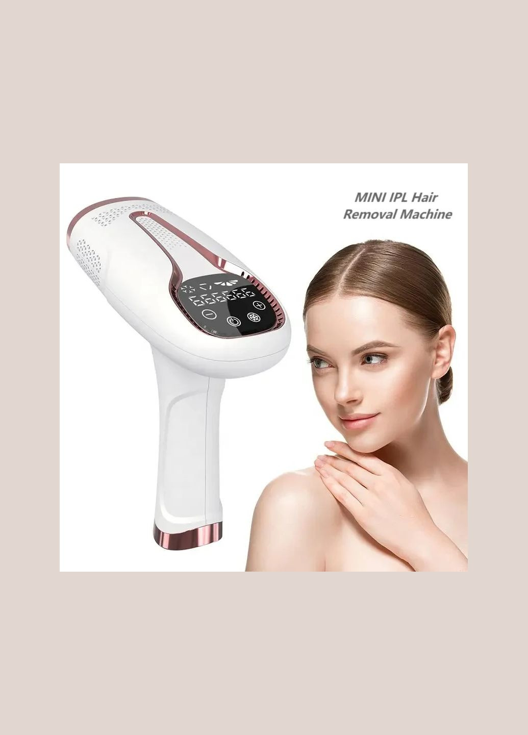 Фотоэпилятор IPL 1001-ICE с охлаждением и 999999 вспышками No Brand (322456260)