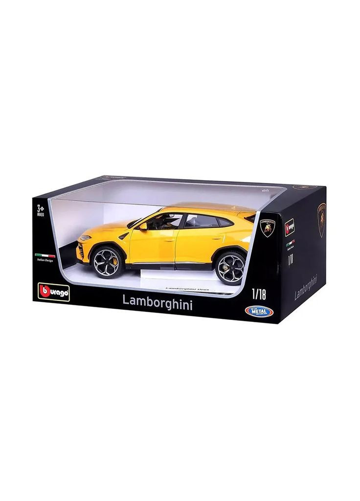 Автомодель Lamborghini Urus желтый, 1:18 (18-11042Y) Bburago (369905222)