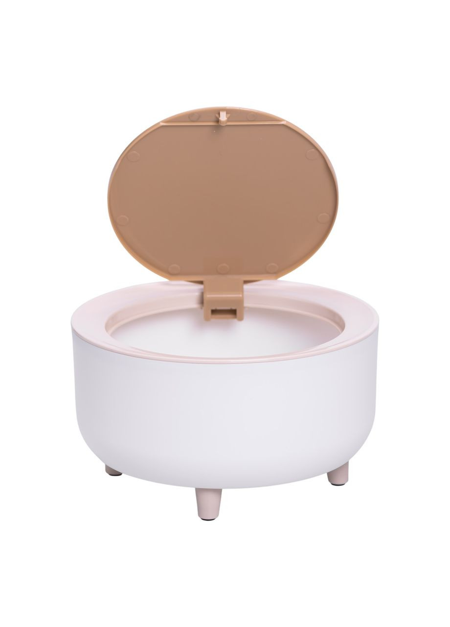 Відро для сміття настільне 19×10 (см) з кришкою HP-45-3 Yiwu (370801236)