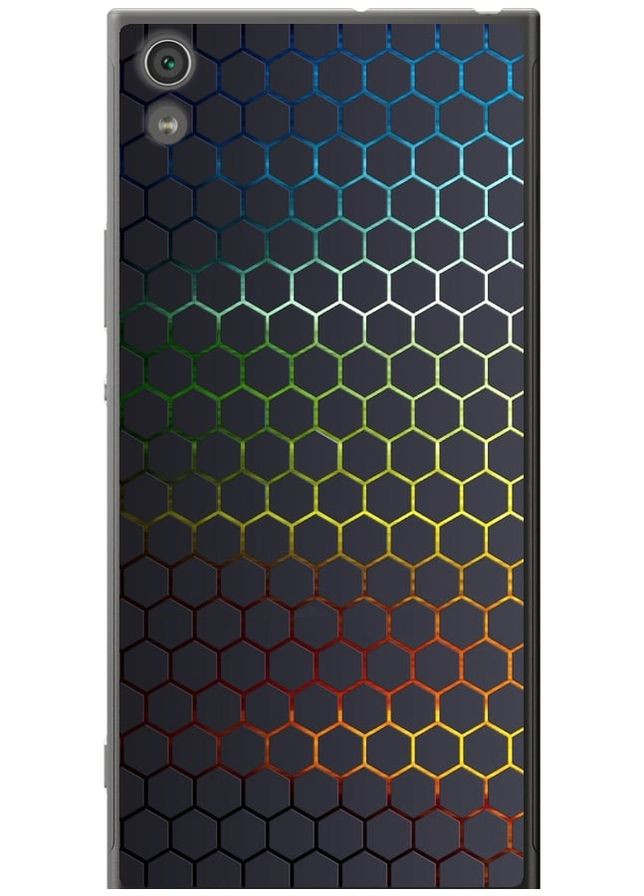 Силиконовый чехол 'Переливающиеся соты' для Endorphone Sony Xperia XA1 Ultra G3212 (332995934)