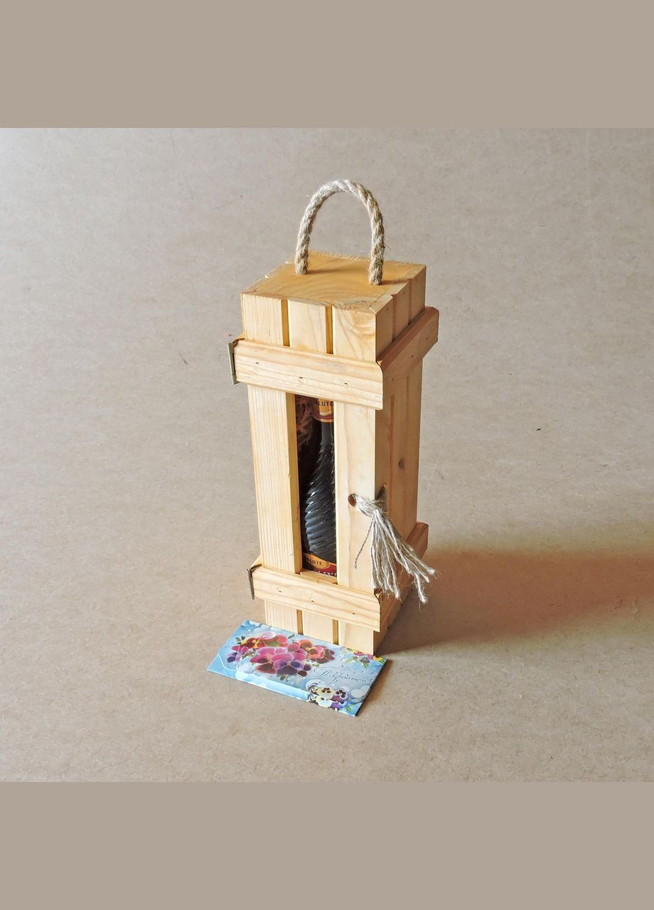 Подарункова коробка з дерева Верона каррі (ПДУ-050103) No Brand (328910935)