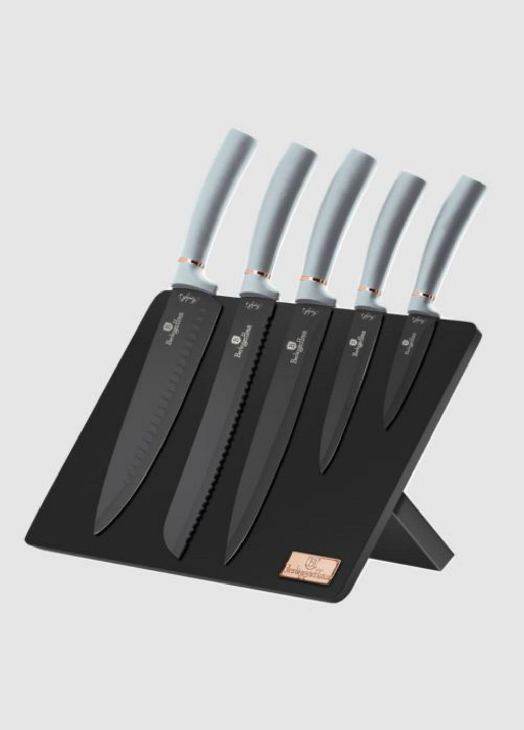 Набір ножів на магнітної підставці Moonlight Edition 6 предметів BH2515 Berlinger Haus комбінований,