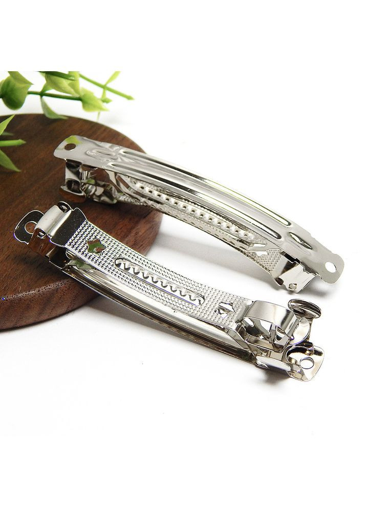 Заколка-основа "автомат" для волосся, метал, 8 см No Brand (340484035)