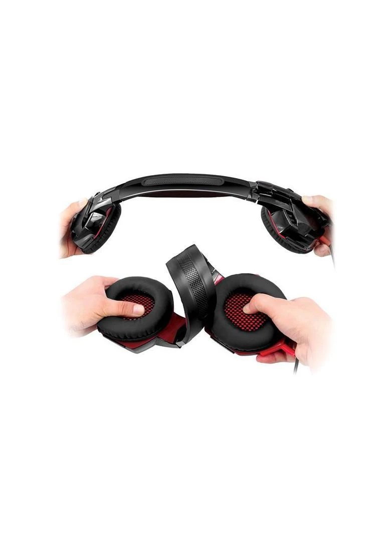 Гарнітура GDX-8100 Black, віртуальний об'ємний звук 7.1, потужне звучання, USB підключення Real-El (354726965)