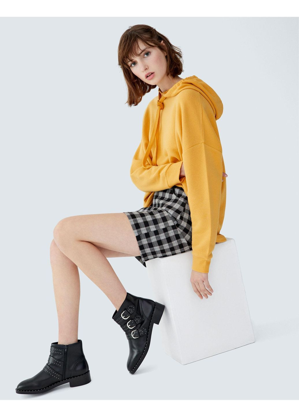 Напівчоботи,чорний, Pull & Bear (364547851)