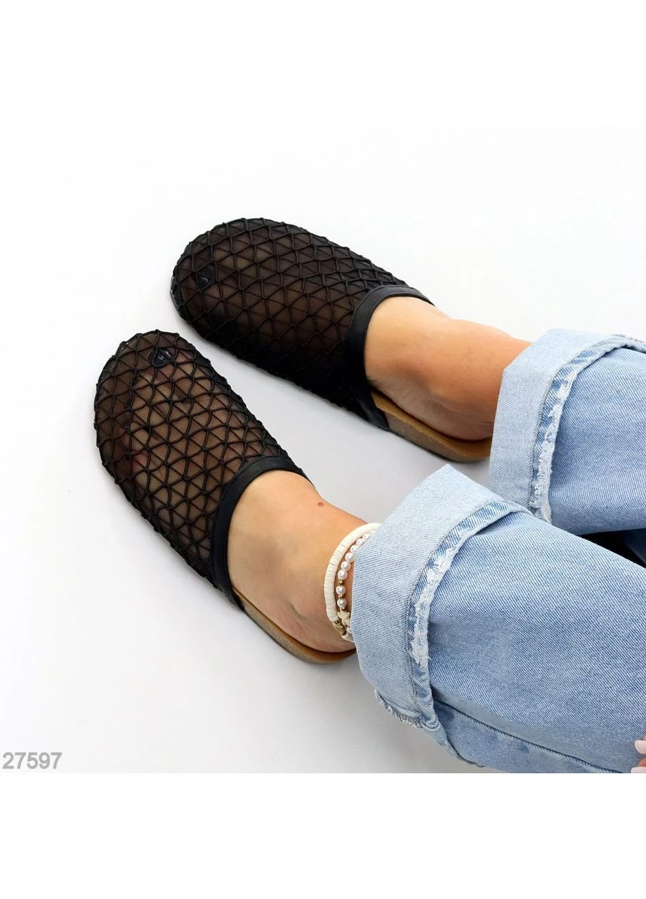 Черные женские сабо No Brand