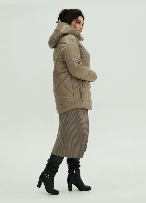 Оливкова демісезонна куртка аміна Mirage