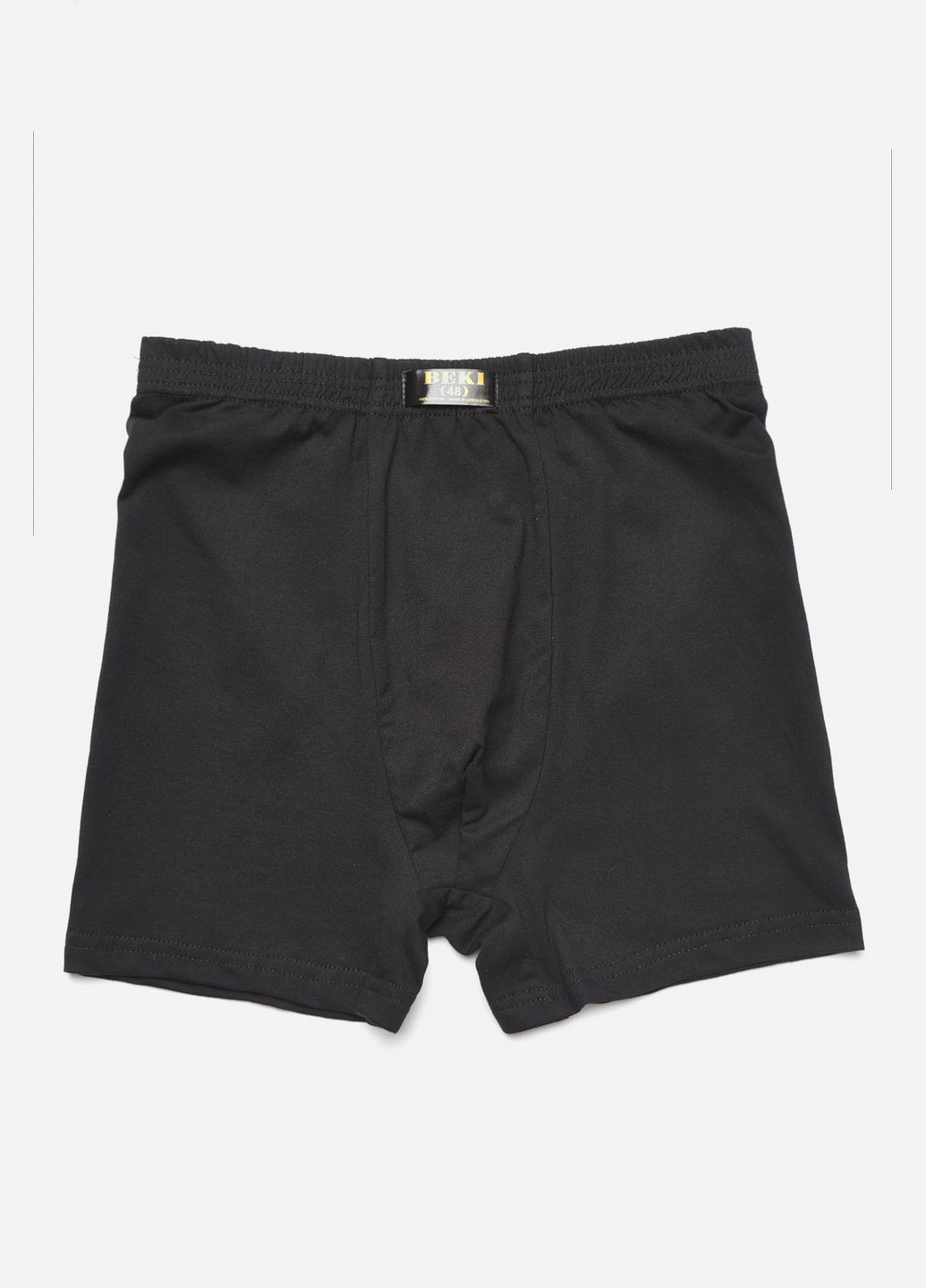 Боксери чоловічі напівбатальні чорного кольору Let's Shop (297437609)