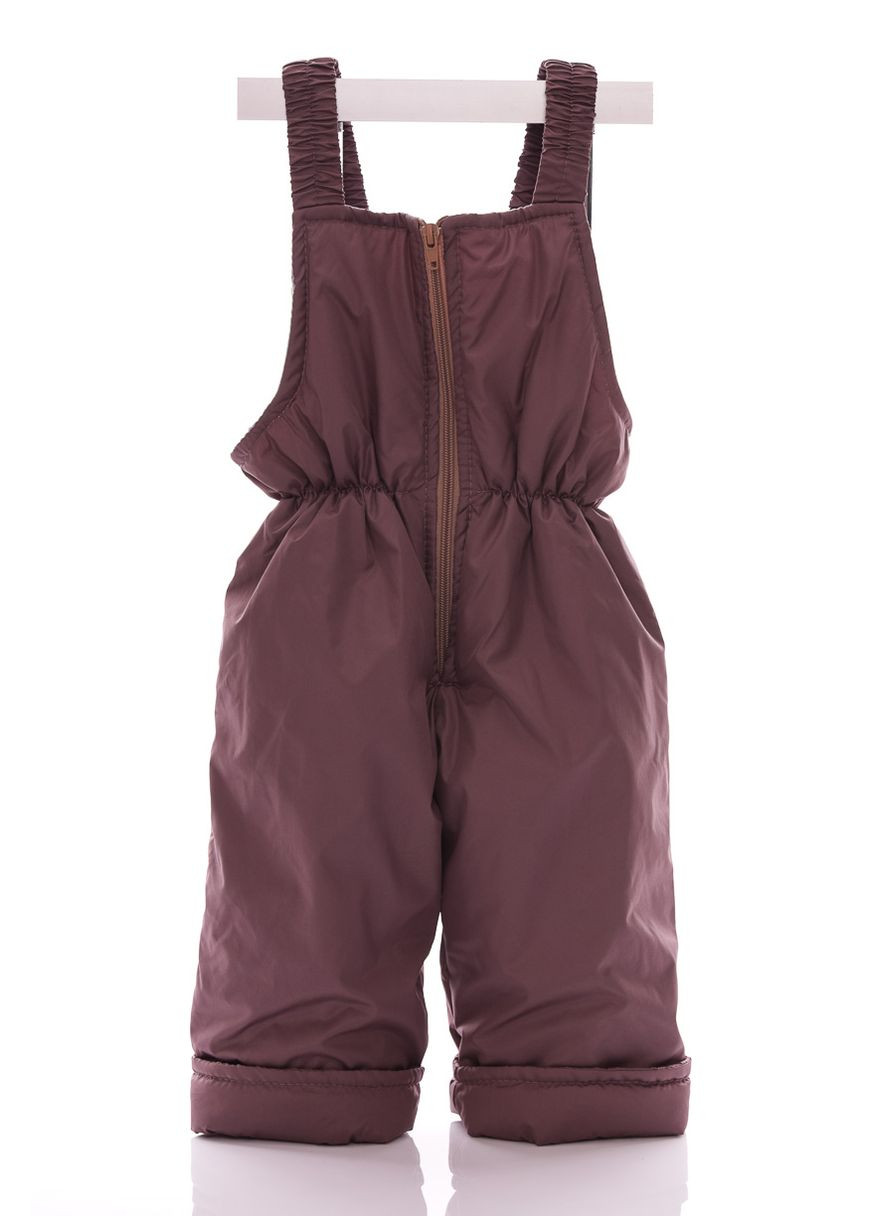 Червоний демісезонний комбінезон на флісі для дівчинки нуль кроха кораловий 86 см (28019) BABYKROHA