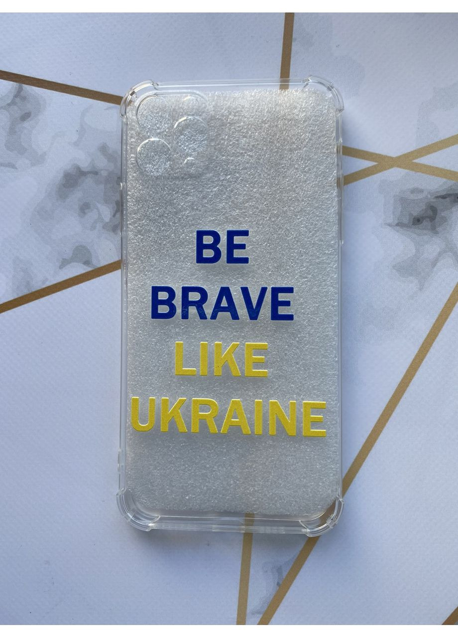 Чохол з потовщеними кутами для Apple iPhone 11 Pro Max (6,5) з об'ємним друком "Сміливість" принт 5 Creative (359495350)