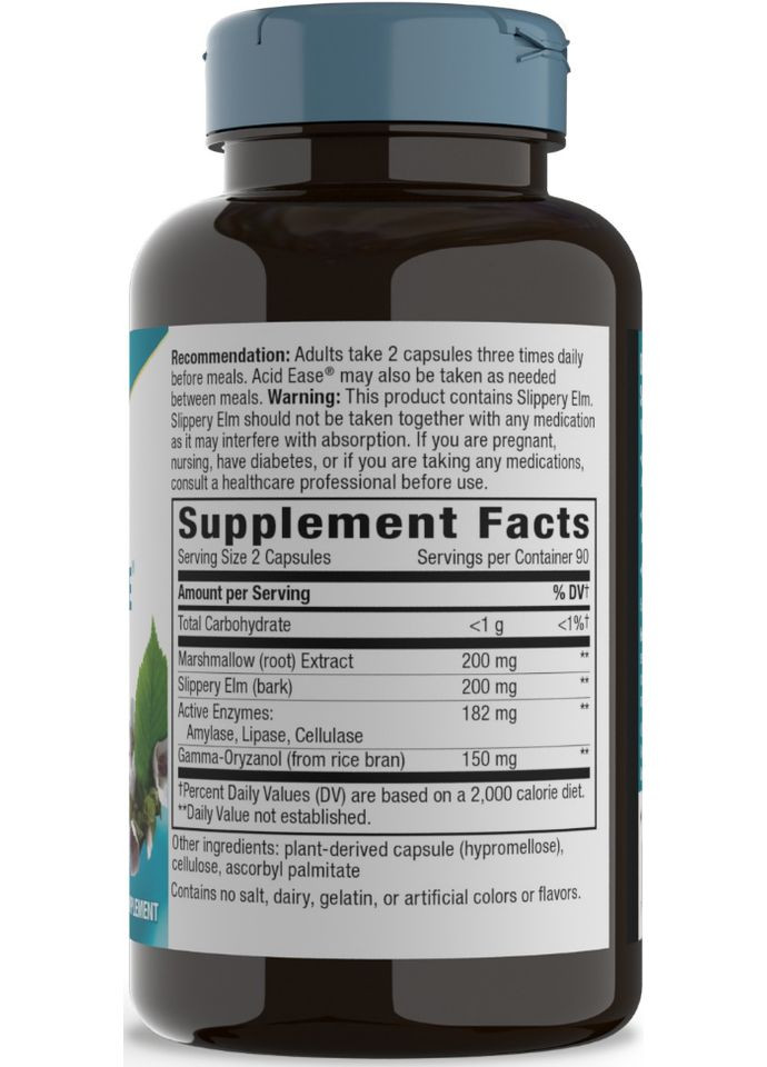 Формула травлення Acid Ease Digestion Formula 180 капс Nature's Way (360714112)