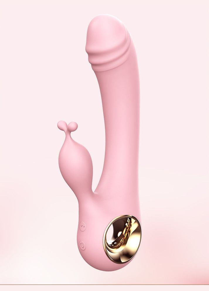 Вібратор-кролик Pink, жіночий кліторально-вагінальний стимулятор. Еротичний подарунок Lilo (315723256)