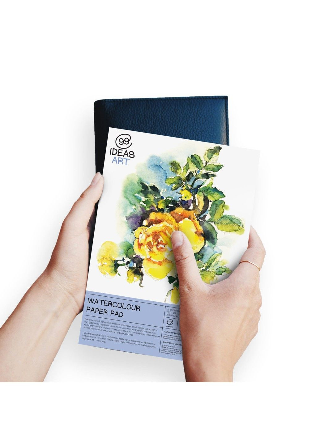 Склейка для акварели CP, А5 230 г/м2, 15 листов, (100% хлопок), 99IDEA9-WP1A5 99IDEAS (329144275)