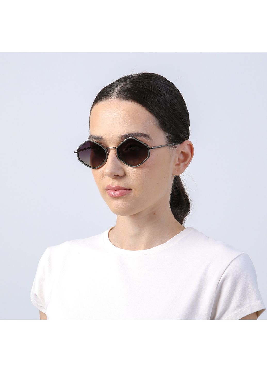 Солнцезащитные очки с поляризацией Геометрия женские LuckyLOOK 854-827 (345069652)