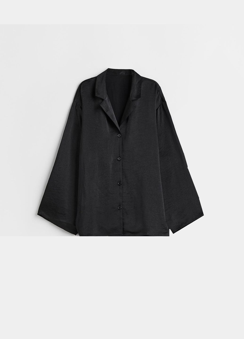 Черная домашний рубашка с рисунком H&M