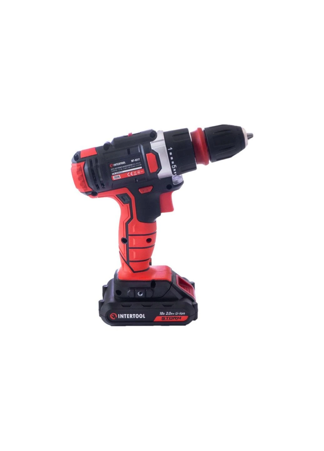 Шурупокрут акумуляторний 18 Storm Intertool (361447135)
