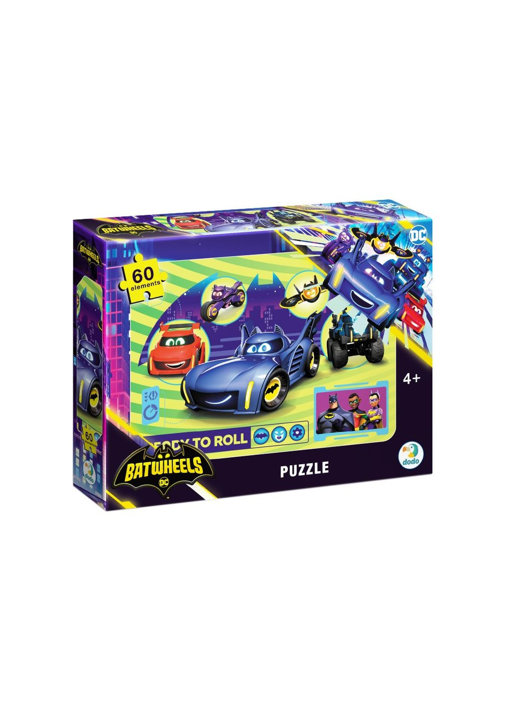 Пазл на 60 элементов Колеса просто хотят развлечься Dodo (316644236)