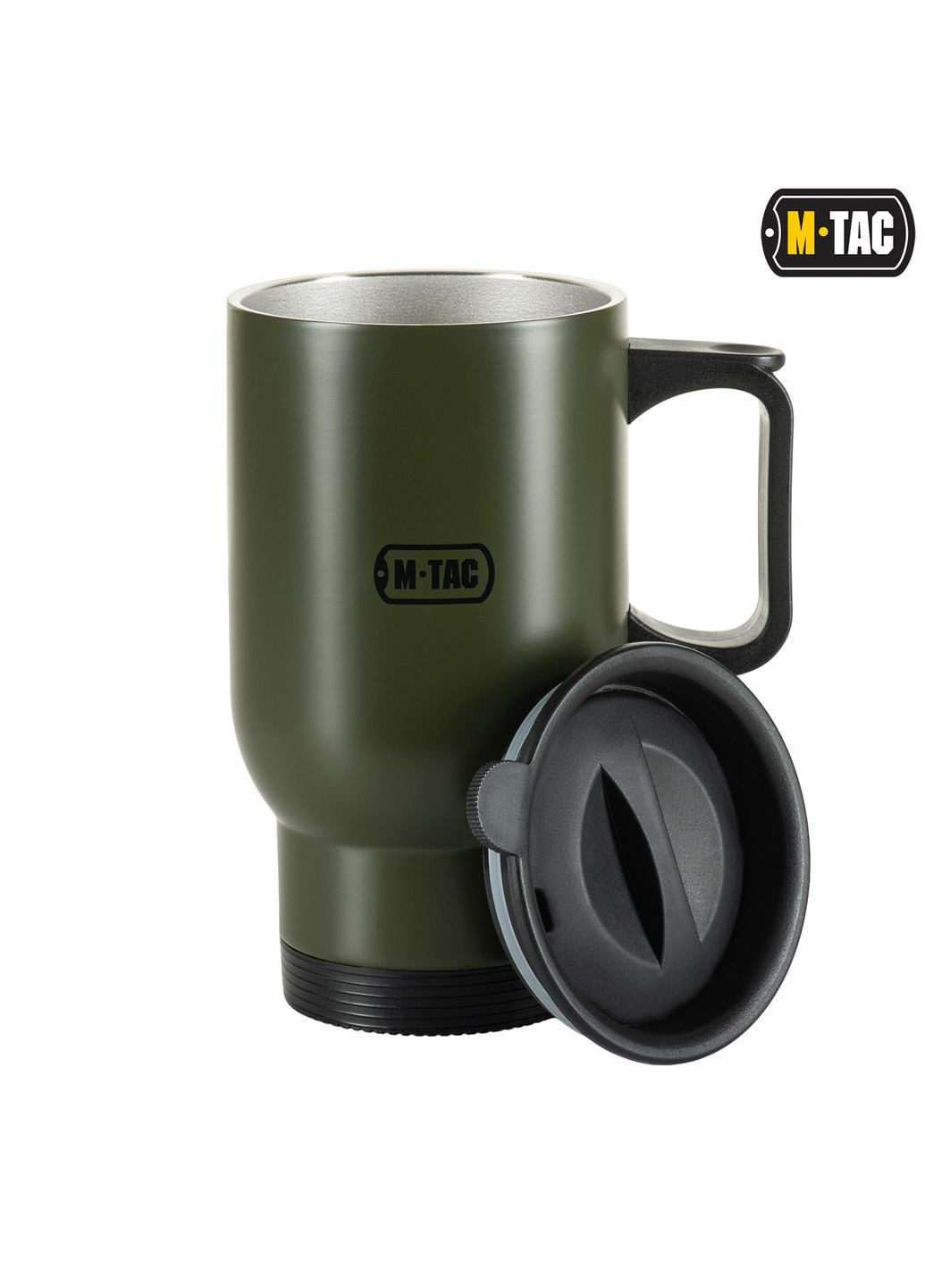 Термокружка 450 мл. з кришкою олива M-TAC (337142875)