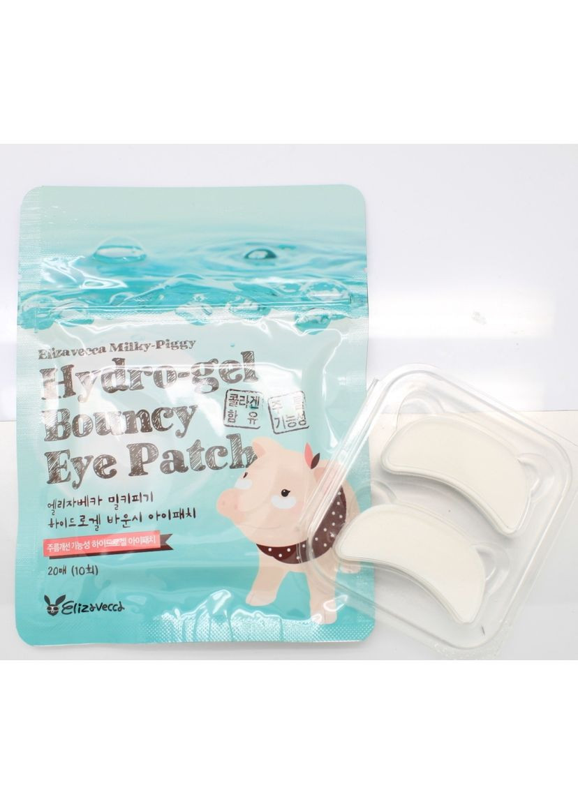 Гідрогелеві патчі для зони під очима Face Care Milky Piggy Hydro-gel Bouncy Eye Patch 20шт (297321-30032845) Elizavecca (368603767)