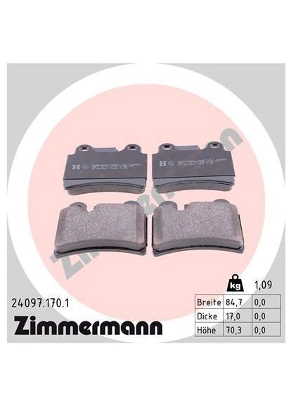Колодка ZIMMERMANN (386942371)